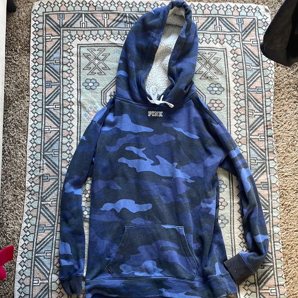 PINK camo hoodie